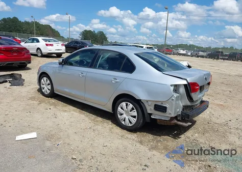 2012 Volkswagen Jetta 2.5L Se из США, поврежденный, VIN 3VWDP7AJ1CM366559
